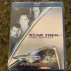 New Star Trek Viii First Contact Bly Ray Disc